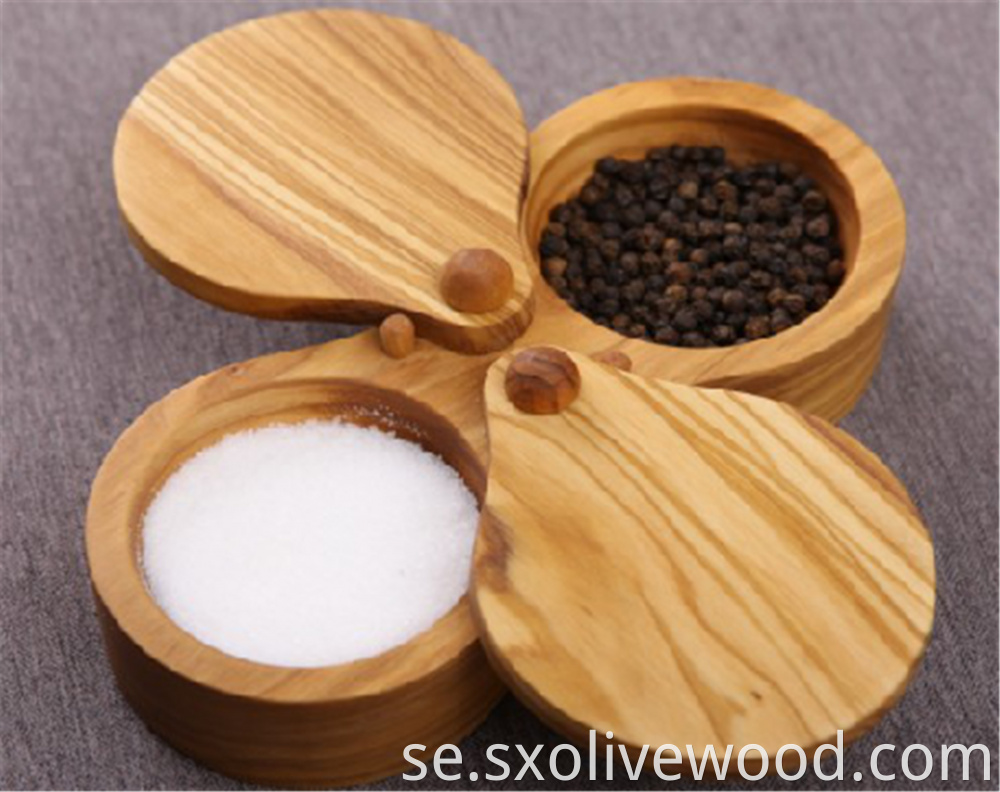 Olive Wood Salt Keeper